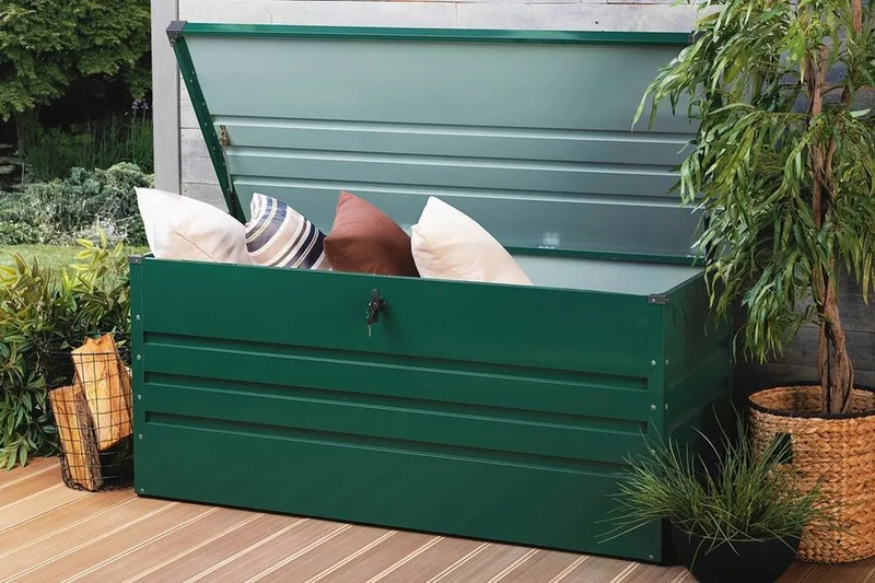 Cebrosa Dynlåda 62|132|64 cm - Grön - Utemöbler - Dynförvaring & möbelskydd - Dynboxar & dynlådor