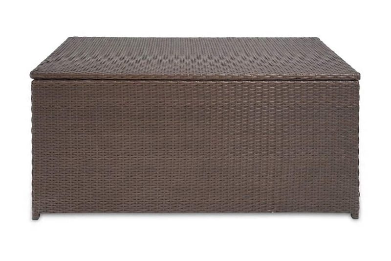 Dynbox 120x50x60 cm konstrotting brun - Brun - Utemöbler - Dynförvaring & möbelskydd - Dynboxar & dynlådor