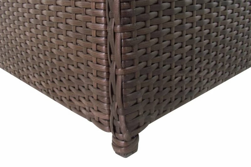 Dynbox 120x50x60 cm konstrotting brun - Brun - Utemöbler - Dynförvaring & möbelskydd - Dynboxar & dynlådor