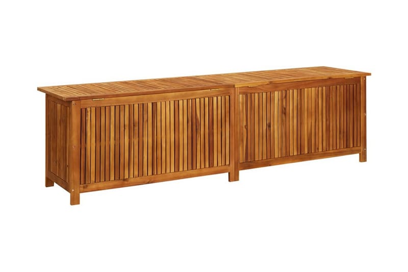 Dynbox 200x50x58 cm massivt akaciaträ - Brun - Utemöbler - Dynförvaring & möbelskydd - Dynboxar & dynlådor