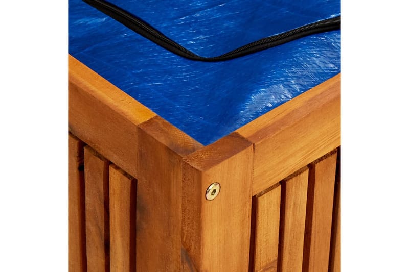 Dynbox 200x50x58 cm massivt akaciaträ - Brun - Utemöbler - Dynförvaring & möbelskydd - Dynboxar & dynlådor