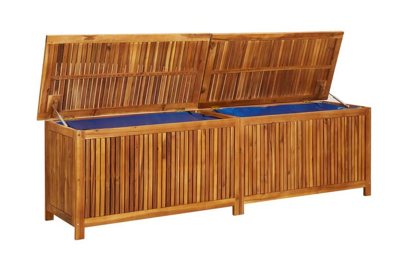 Dynbox 200x50x58 cm massivt akaciaträ - Brun - Utemöbler - Dynförvaring & möbelskydd - Dynboxar & dynlådor
