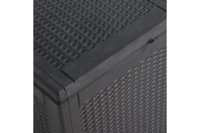 Dynbox 270 liter svart PP-rotting - Svart - Utemöbler - Dynförvaring & möbelskydd - Dynboxar & dynlådor