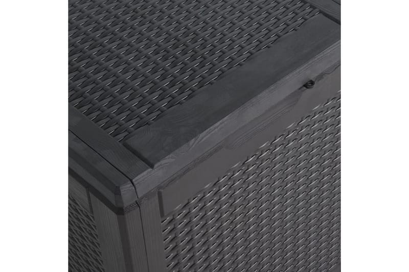 Dynbox 270 liter svart PP-rotting - Svart - Dynboxar & dynlådor