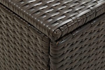 Dynbox konstrotting 100x50x50 cm brun - Brun - Utemöbler - Dynförvaring & möbelskydd - Dynboxar & dynlådor
