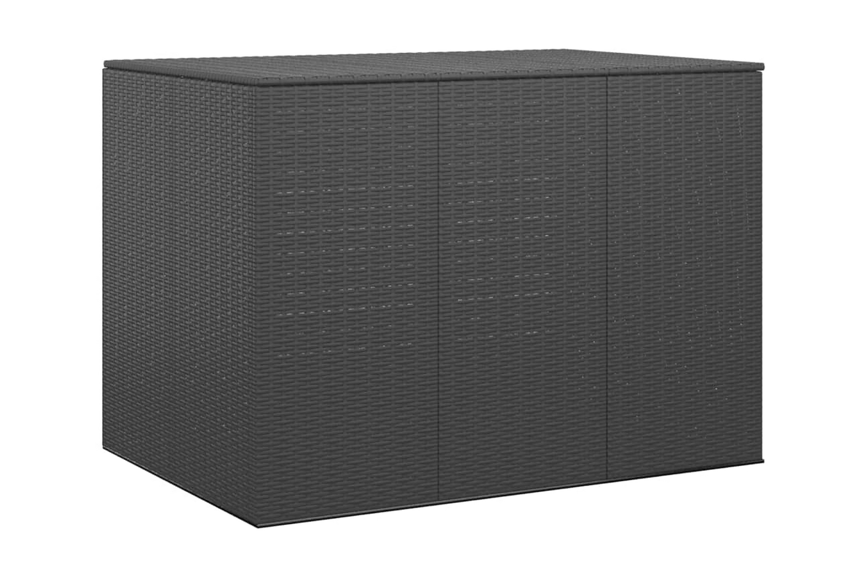 Dynbox PE-rotting 145x100x103 cm svart – Svart