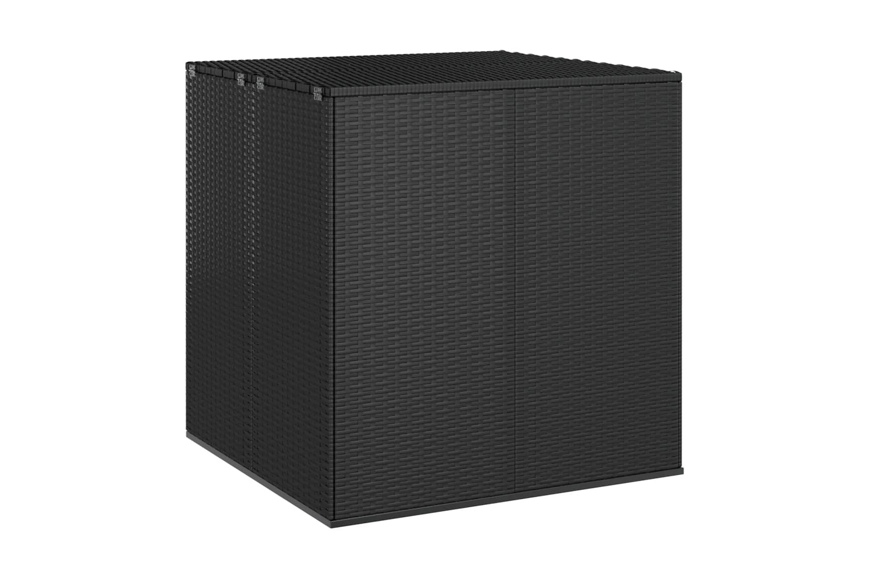 Dynbox PE-rotting 100×97,5×104 cm svart – Svart