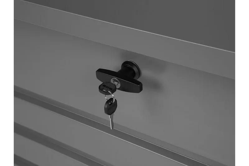 Dynlåda 100 x 62 cm grå CEBROSA - Grå - Utemöbler - Dynförvaring & möbelskydd - Dynboxar & dynlådor