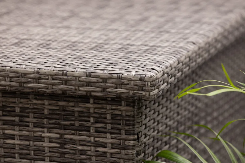 Gigant vattentät dynbox XL utomhus - Dynlåda i konstrotting (B150xD90xH101 cm) - Grå - Utemöbler - Dynförvaring & möbelskydd - Dynboxar & dynlådor