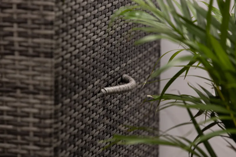 Gigant vattentät dynbox XL utomhus - Dynlåda i konstrotting (B150xD90xH101 cm) - Grå - Utemöbler - Dynförvaring & möbelskydd - Dynboxar & dynlådor