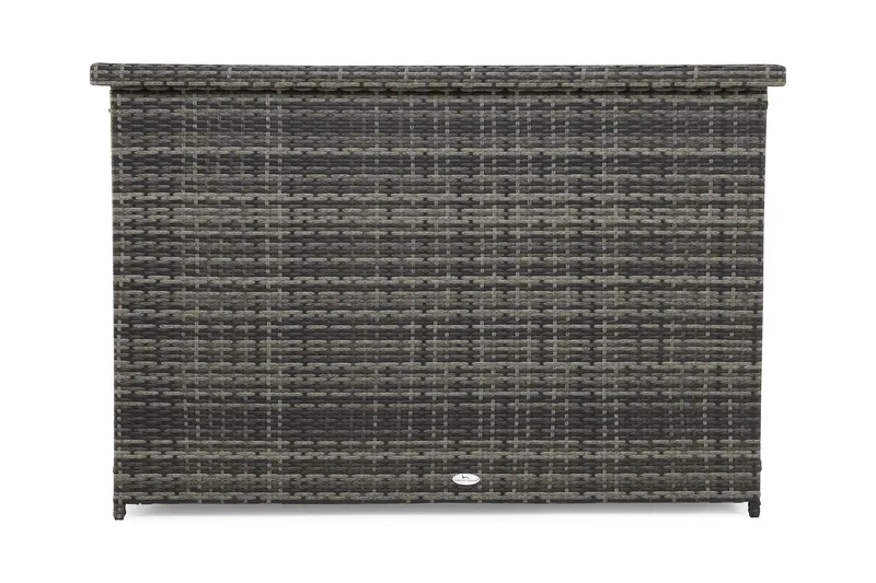 Gigant vattentät dynbox XL utomhus - Dynlåda i konstrotting (B150xD90xH101 cm) - Grå - Utemöbler - Dynförvaring & möbelskydd - Dynboxar & dynlådor