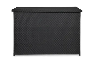 Gigant vattentät dynbox XL utomhus - Dynlåda i konstrotting (B150xD90xH101 cm) - Svart - Utemöbler - Dynförvaring & möbelskydd - Dynboxar & dynlådor