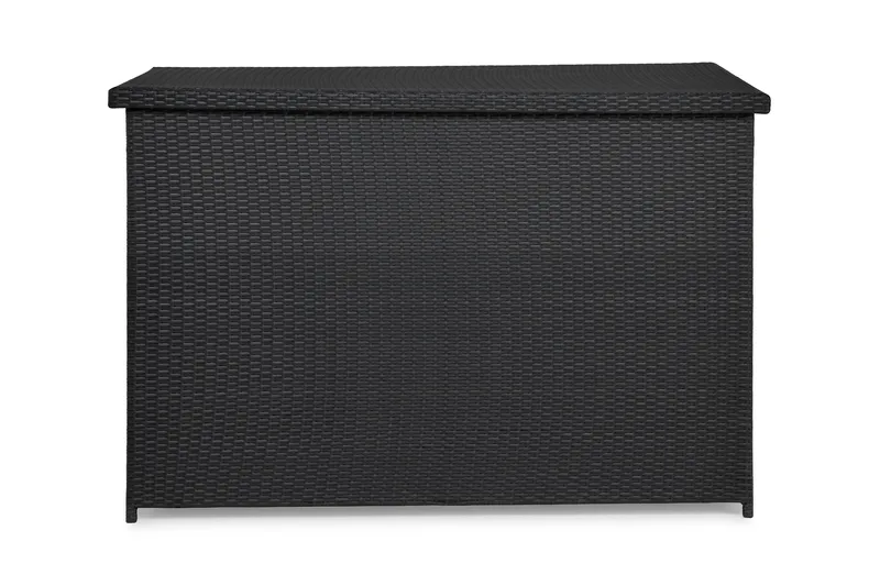 Gigant vattentät dynbox XL utomhus - Dynlåda i konstrotting (B150xD90xH101 cm) - Svart - Utemöbler - Dynförvaring & möbelskydd - Dynboxar & dynlådor