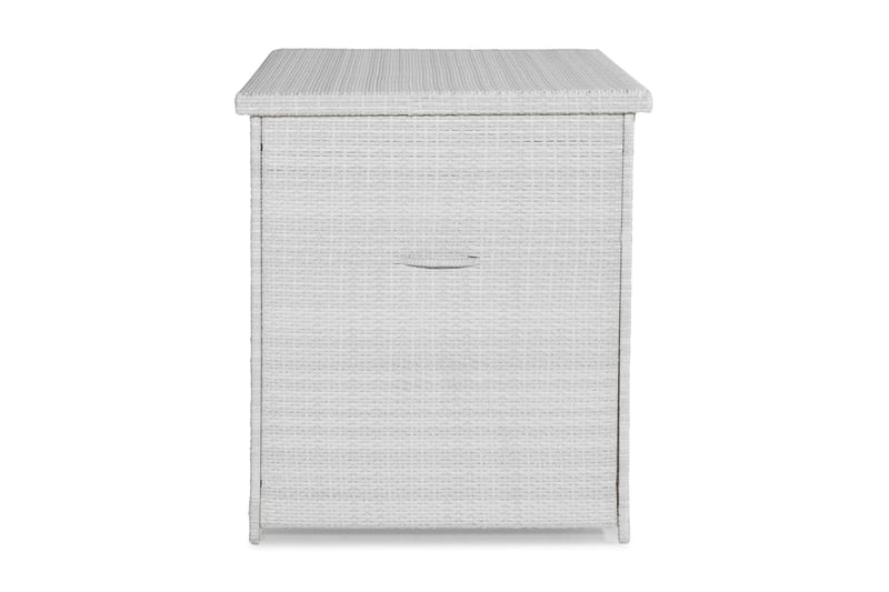 Gigant vattentät dynbox XL utomhus - Dynlåda i konstrotting (B150xD90xH101 cm) - Vit - Utemöbler - Dynförvaring & möbelskydd - Dynboxar & dynlådor