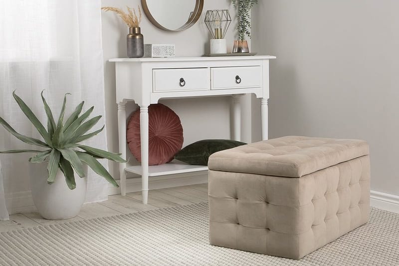 Michigan Dynbo| 42|72|40 cm - Brun - Möbler - Vardagsrum - Stolar & sittmöbler - Pallar - Fotpall