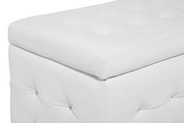 Michigan Förvaringslåda |42|72|40 cm - Vit - Möbler - Vardagsrum - Stolar & sittmöbler - Pallar - Fotpall
