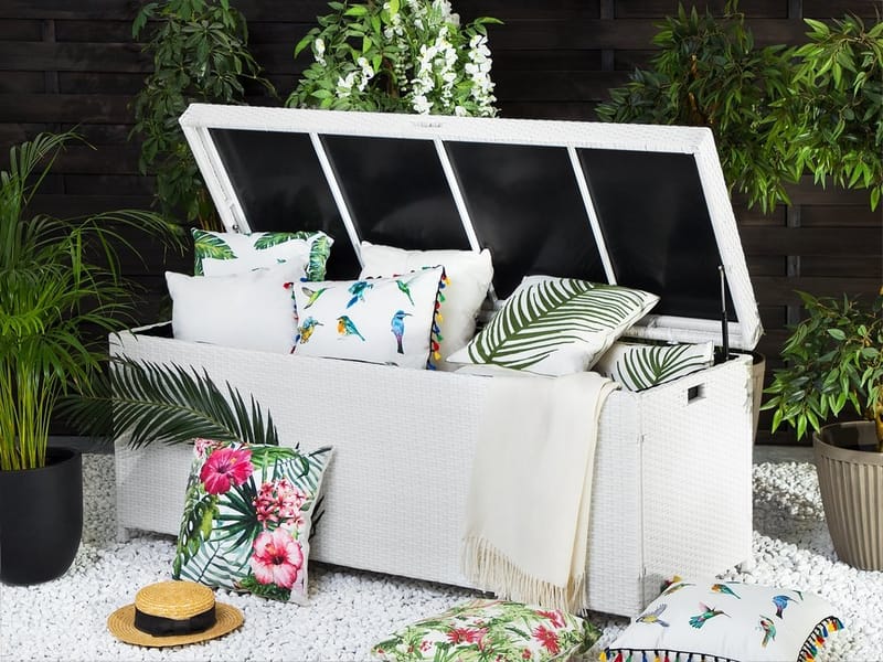 Modena Dynlåda 158 cm, Vit