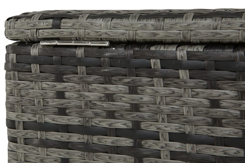 Sydney vattentät dynbox Large utomhus - Dynlåda i konstrotting (B140xD80xH90 cm) - Grå - Utemöbler - Dynförvaring & möbelskydd - Dynboxar & dynlådor