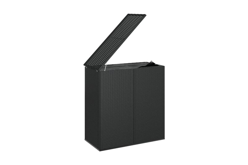Dynbox PE-rotting 100x49x103,5 cm svart - Svart - Dynboxar & dynlådor