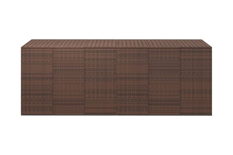 Dynbox PE-rotting 291x100,5x104 cm brun - Brun - Utemöbler - Dynförvaring & möbelskydd - Dynboxar & dynlådor