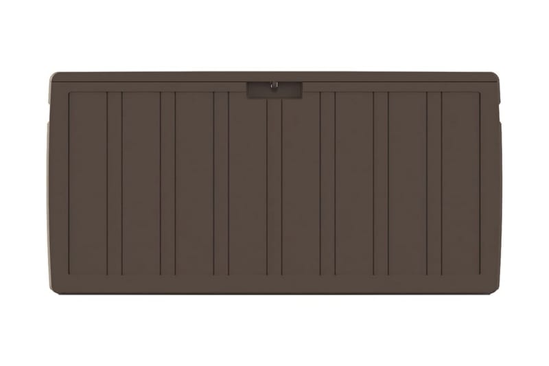 Dynlåda brun 117x45,5x57,5 cm 270 L - Brun - Utemöbler - Dynförvaring & möbelskydd - Dynboxar & dynlådor