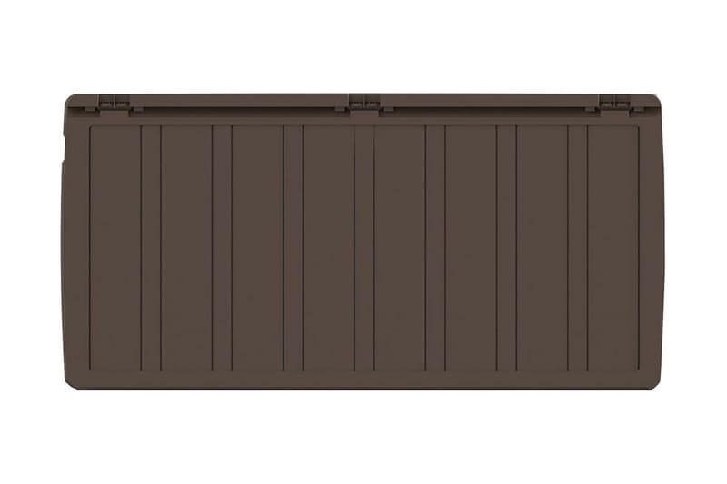 Dynlåda brun 117x45,5x57,5 cm 270 L - Brun - Utemöbler - Dynförvaring & möbelskydd - Dynboxar & dynlådor