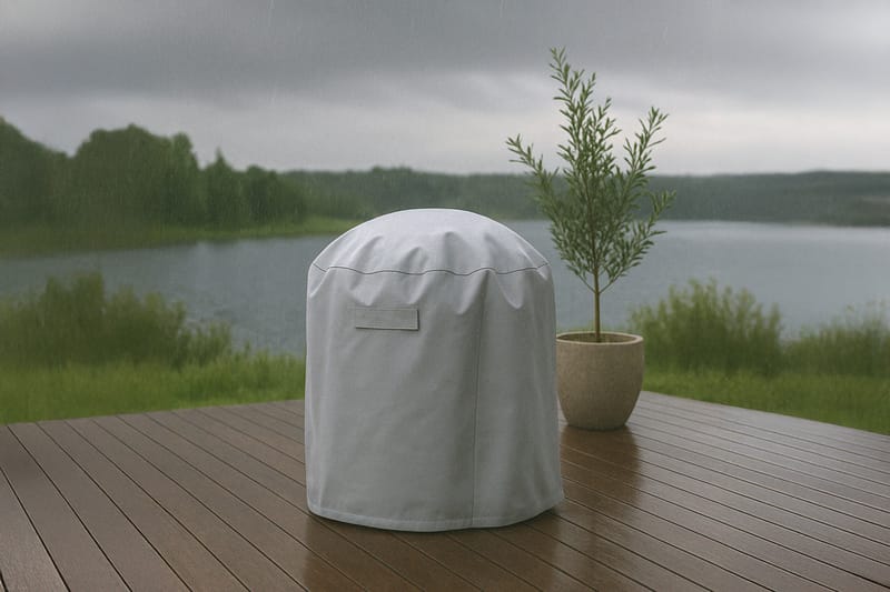 Klas Grillöverdrag 90x90 cm - Grå - Utemöbler - Dynförvaring & möbelskydd - Överdrag utemöbler