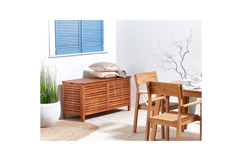 Låda Riviera Mörkt trä - Mörkt trä - Utemöbler - Dynförvaring & möbelskydd - Dynboxar & dynlådor