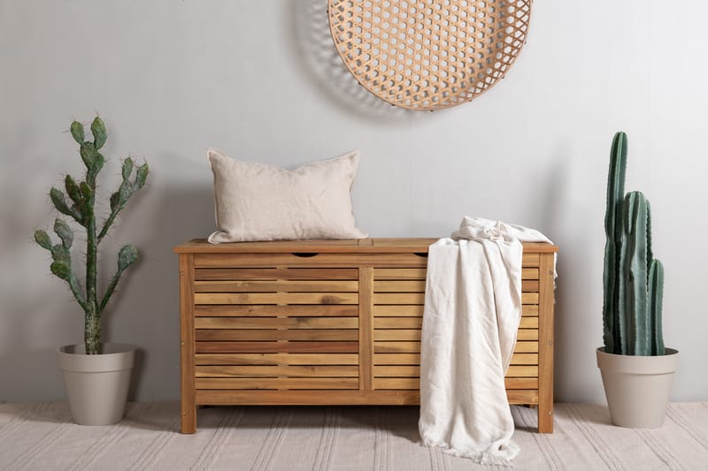 MARION Dynförvaring 48 cm Trä/natur - Venture Home - Dynboxar & dynlådor
