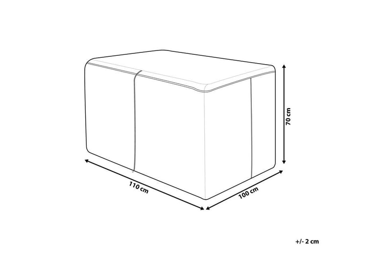 Möbelskydd Chuva 110x100x70 cm - 110x100x70 cm - Utemöbler - Dynförvaring & möbelskydd - Överdrag utemöbler