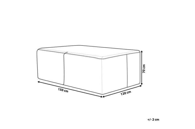 Möbelskydd Chuva 150x120x70 cm - 150x120x70 cm - Utemöbler - Dynförvaring & möbelskydd - Överdrag utemöbler