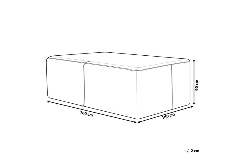 Möbelskydd Chuva 160x160x90 cm - 160x160x90 cm - Utemöbler - Dynförvaring & möbelskydd - Överdrag utemöbler