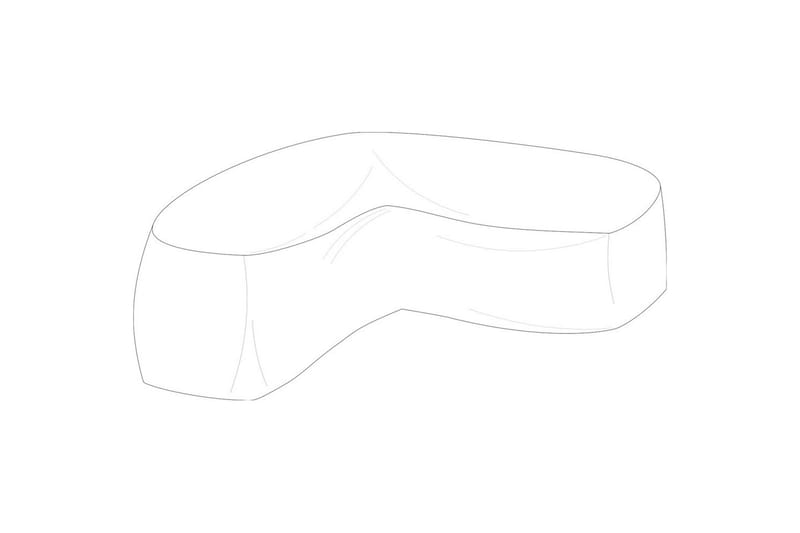 Möbelskydd Hörngrupp Hillerstorp Jet Set 5-sits Grå