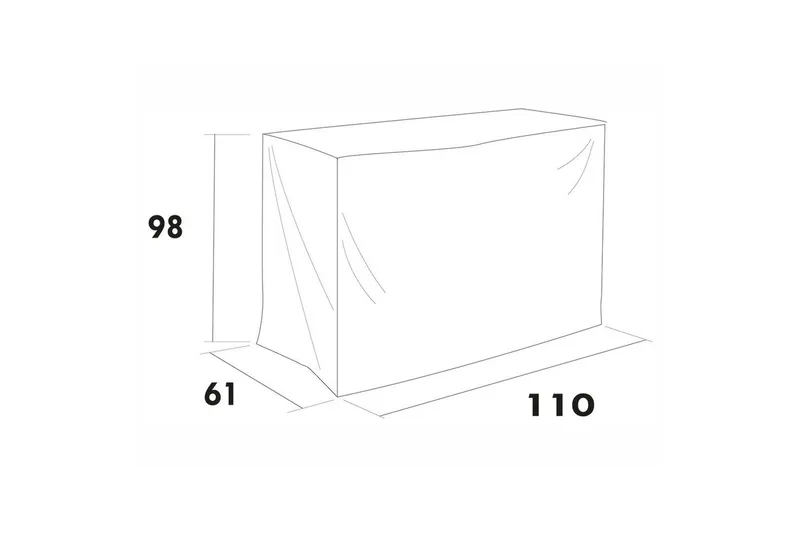 Möbelskydd Utekök Hillerstorp Läckö, Grå