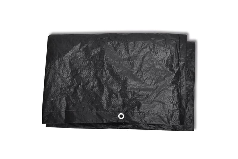 Ã–verdrag för trädgårdsmöbler 8 öljetter 250x210x90 cm - Svart - Utemöbler - Dynförvaring & möbelskydd - Överdrag utemöbler