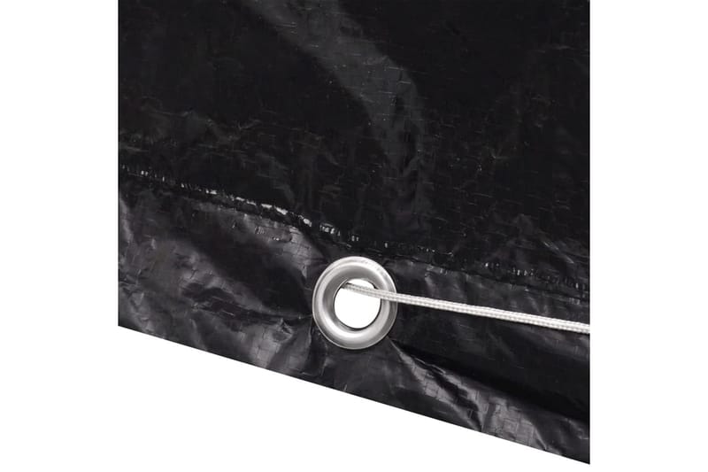 Ã–verdrag för trädgårdsmöbler 8 öljetter 250x210x90 cm - Svart - Utemöbler - Dynförvaring & möbelskydd - Överdrag utemöbler