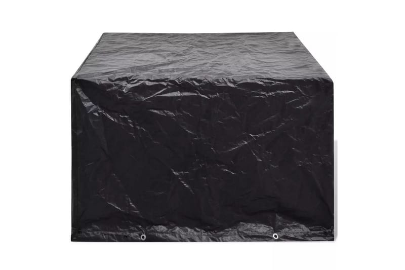 Ã–verdrag för trädgårdsmöbler med 8 öljetter 113x113x73 cm - Svart - Utemöbler - Dynförvaring & möbelskydd - Överdrag utemöbler