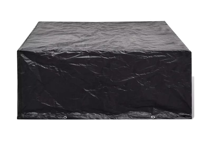 Ã–verdrag till trädgårdsmöbler 10 öljetter 260x260x90 cm - Svart - Utemöbler - Dynförvaring & möbelskydd - Överdrag utemöbler