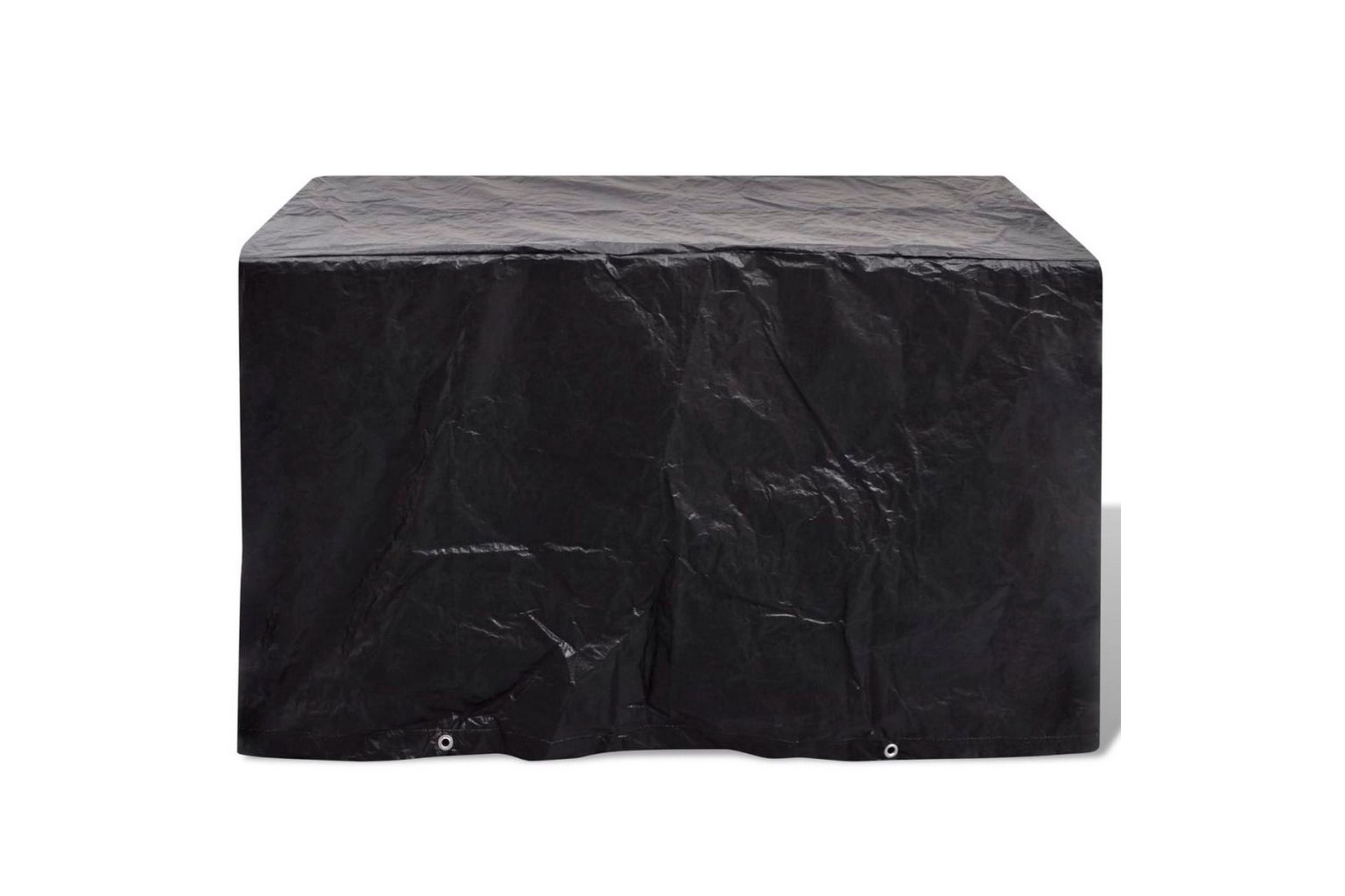 Ã–verdrag till trädgårdsmöbler 8 öljetter 140x70x90 cm - Svart - Utemöbler - Dynförvaring & möbelskydd - Överdrag utemöbler