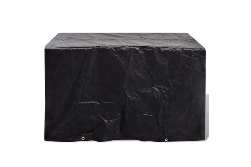 Ã–verdrag till trädgårdsmöbler 8 öljetter 140x70x90 cm - Svart - Utemöbler - Dynförvaring & möbelskydd - Överdrag utemöbler
