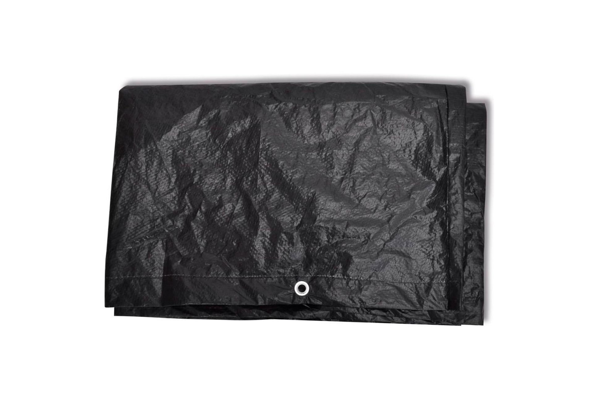 Ã–verdrag till trädgårdsmöbler 8 öljetter 140x70x90 cm - Svart - Utemöbler - Dynförvaring & möbelskydd - Överdrag utemöbler
