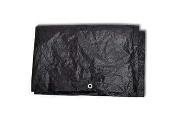 Ã–verdrag till trädgårdsmöbler 8 öljetter 140x70x90 cm - Svart - Utemöbler - Dynförvaring & möbelskydd - Överdrag utemöbler