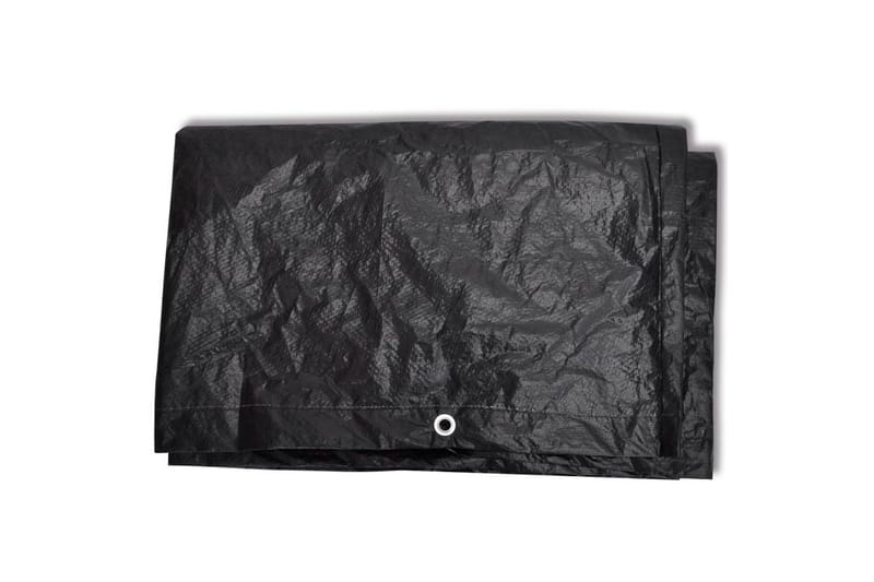Ã–verdrag till trädgårdsmöbler 8 öljetter 140x70x90 cm - Svart - Utemöbler - Dynförvaring & möbelskydd - Överdrag utemöbler
