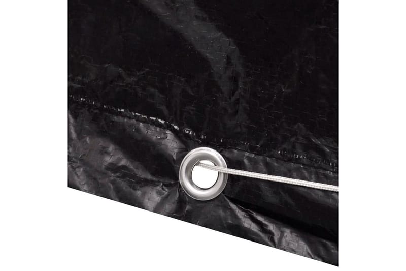 Ã–verdrag till trädgårdsmöbler 8 öljetter 300x140x90 cm - Svart - Utemöbler - Dynförvaring & möbelskydd - Överdrag utemöbler
