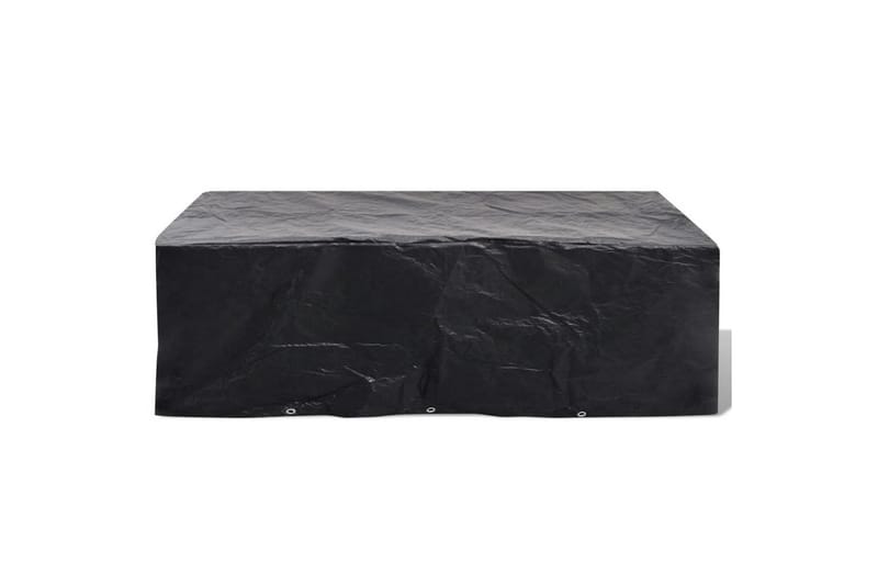 Ã–verdrag till trädgårdsmöbler 8 öljetter 300x140x90 cm - Svart - Utemöbler - Dynförvaring & möbelskydd - Överdrag utemöbler