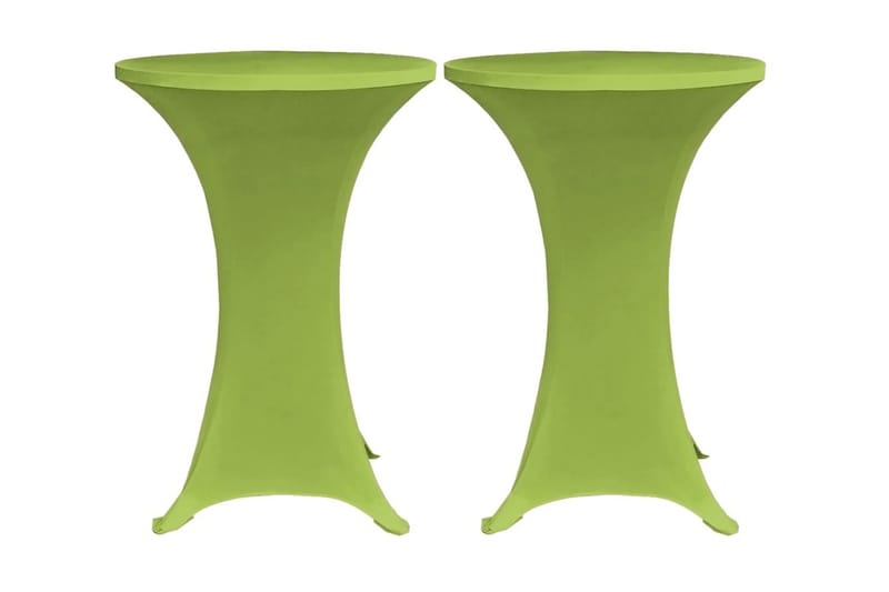 Bordsöverdrag 4 st 70 cm stretch grön - Grön - Utemöbler - Dynförvaring & möbelskydd - Överdrag utemöbler