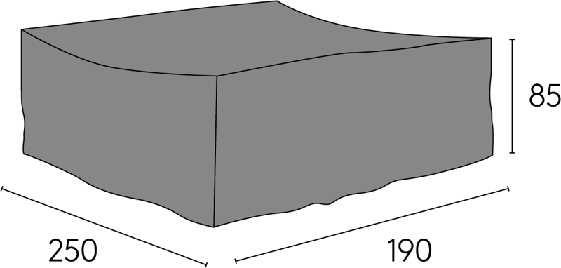 Hillerstorp Eskilstuna Möbelskydd 190x250 cm Grå - Hillerstorp - Utemöbler - Dynförvaring & möbelskydd - Överdrag utemöbler