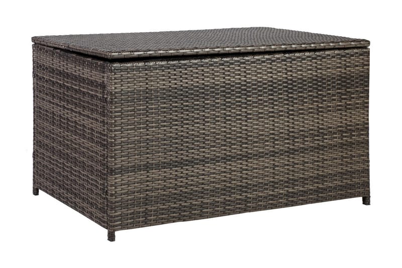 Kuddbox WICKER 122x52xH62cm brun