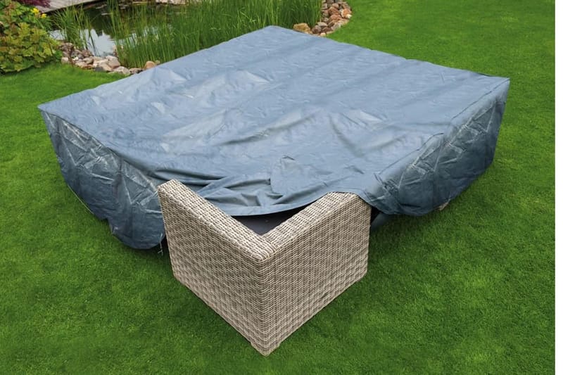 Nature Ã–verdrag för lågbord och stolar 250x250x70 cm - Grå - Utemöbler - Dynförvaring & möbelskydd - Överdrag utemöbler