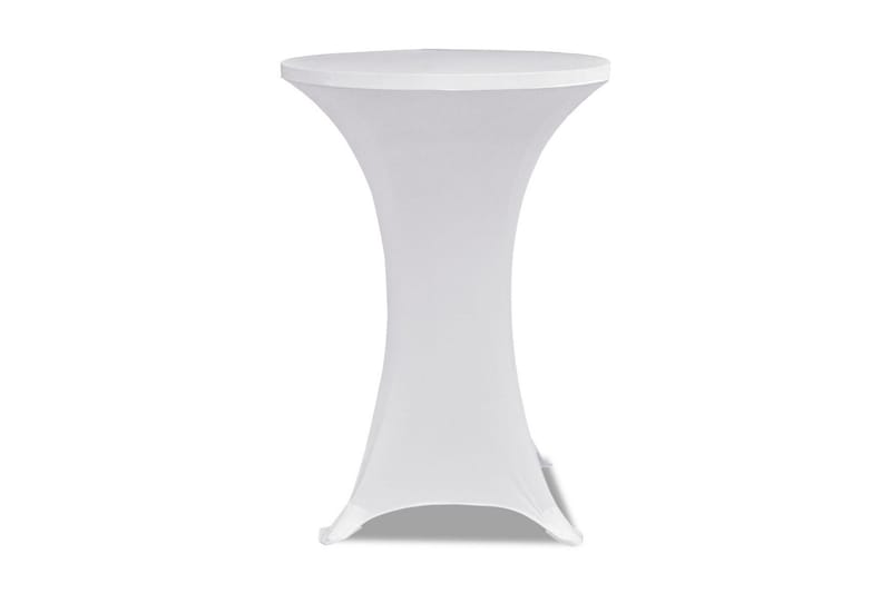 Överdrag till ståbord 2 st Ø 80 cm stretch vit - Vit - Utemöbler - Dynförvaring & möbelskydd - Överdrag utemöbler